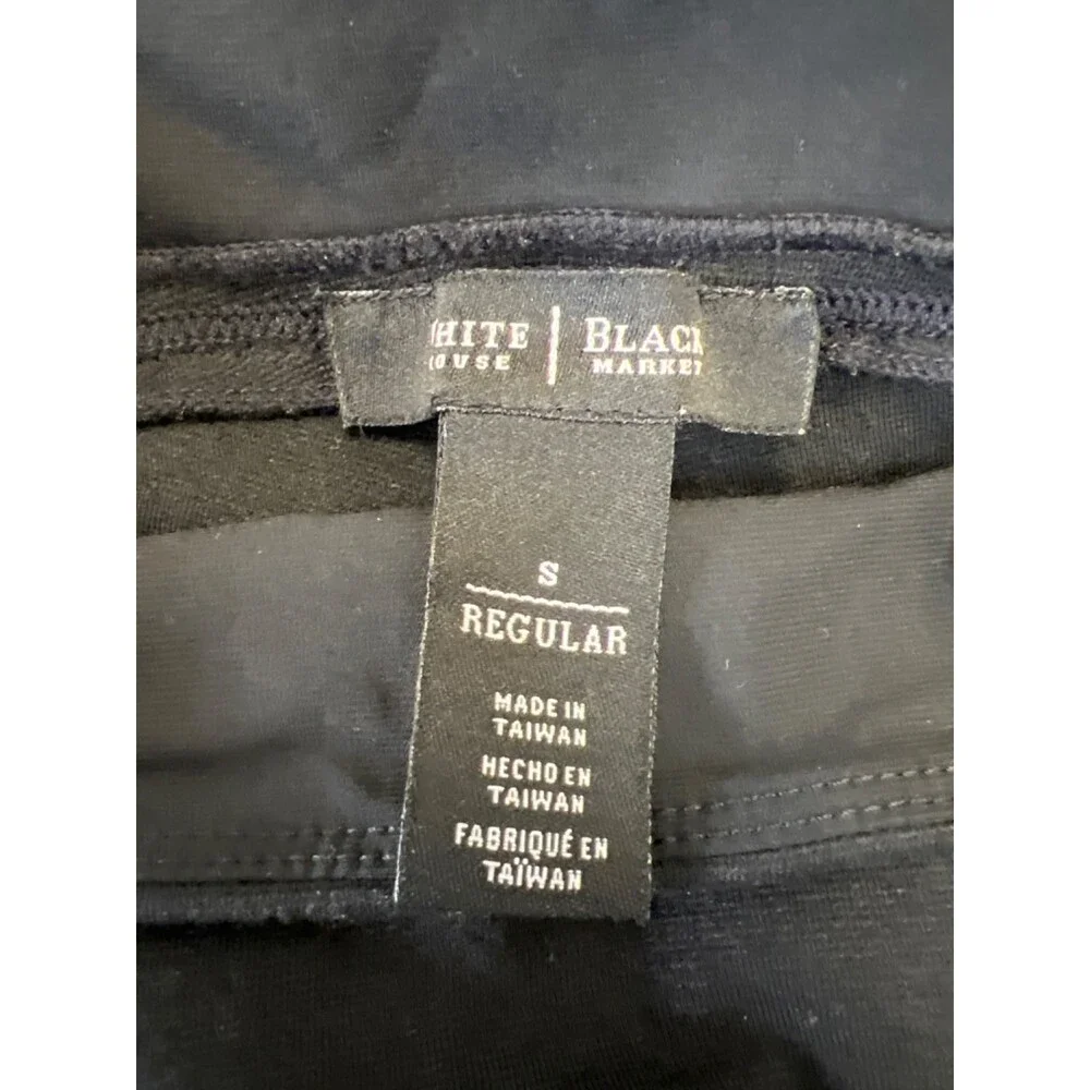 White House Black Market Women's Black Pull On Leggings - S - Picture 3 of 4